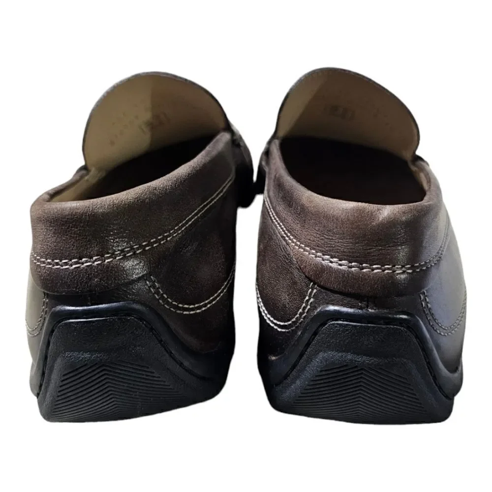 ECCO Classic Brown Leather Slip-Ons -‎ Size 43 (9-9.5)